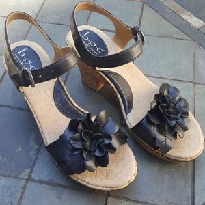 B.O.C. Born Concept Black Sandal Clog